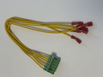 Klemmleiste mit kabel