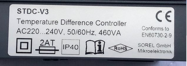 Temperatur-Differenz-Controller STDC V3