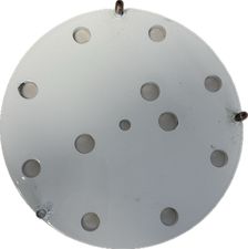 Flansch 180 mm für 1 x Heizelement 