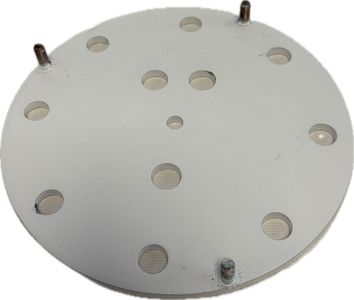 Flansch 180 mm für 1 x Heizelement 